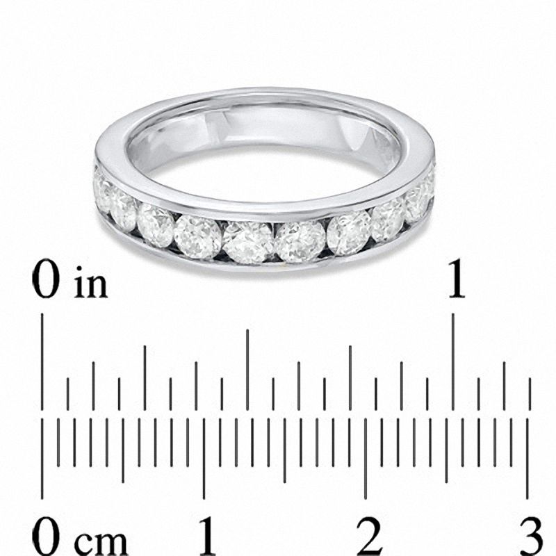 1 CT. T.W. Certified Canadian Diamond Anniversary Band in 14K White Gold (I/I1)