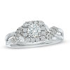 Thumbnail Image 0 of Vera Wang Love Collection 3/4 CT. T.W. Diamond Frame Twist Engagement Ring in 14K White Gold