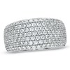 Thumbnail Image 1 of 2 CT. T.W. Diamond Multi-Row Pavé Band in 14K White Gold