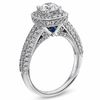 Vera Wang Love Collection 2 CT. T.W. Diamond Frame Engagement Ring in 14K White Gold