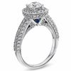 Thumbnail Image 3 of Vera Wang Love Collection 2 CT. T.W. Diamond Frame Engagement Ring in 14K White Gold