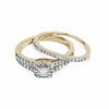 Thumbnail Image 1 of 1/2 CT. T.W. Princess-Cut Diamond Bridal Set in 14K Gold