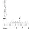 Thumbnail Image 2 of Men's 3.0mm Figaro Chain Necklace in Solid 14K White Gold - 24"