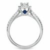Thumbnail Image 2 of Vera Wang Love Collection 1 CT. T.W. Emerald-Cut Diamond Split Shank Ring in 14K White Gold