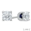 Thumbnail Image 1 of Vera Wang Love Collection 1/2 CT. T.W. Diamond Stud Earrings in 14K White Gold
