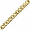 Thumbnail Image 0 of Men's 6.0mm Diamond-Cut Curb Chain Bracelet in 14K Gold - 8.5"
