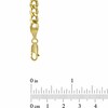 Thumbnail Image 2 of Men's 6.0mm Diamond-Cut Curb Chain Bracelet in 14K Gold - 8.5"