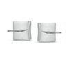 Thumbnail Image 1 of Men's 1/4 CT. T.W. Diamond Star Earrings in Stainless Steel
