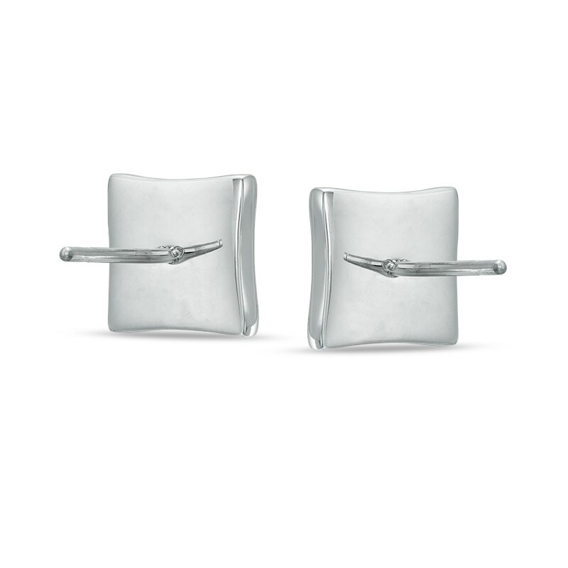 Men's 1/4 CT. T.W. Diamond Star Earrings in Stainless Steel