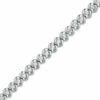 Thumbnail Image 1 of 1 CT. T.W. Diamond Bracelet in 10K White Gold - 7.25"