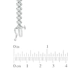 Thumbnail Image 2 of 1 CT. T.W. Diamond Bracelet in 10K White Gold - 7.25"
