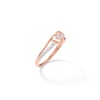 Thumbnail Image 1 of Diamond Accent Heart Promise Ring in 10K Rose Gold