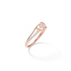 Thumbnail Image 2 of Diamond Accent Heart Promise Ring in 10K Rose Gold