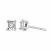 Thumbnail Image 1 of Diamond Accent Square Stud Earrings in Sterling Silver