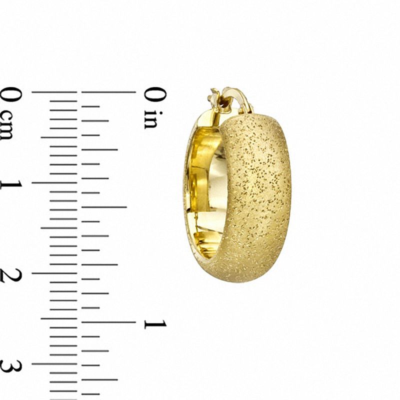 Main Image 2 of Charles Garnier 20mm Hoop Earrings in Sterling Silver with 18K Gold Plate