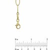 Thumbnail Image 2 of Charles Garnier Oval Link Necklace in Sterling Silver with 18K Gold Plate - 30"