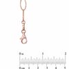 Thumbnail Image 1 of Charles Garnier Oval Link Necklace in Sterling Silver with 18K Rose Gold Plate - 30"