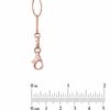Thumbnail Image 2 of Charles Garnier Oval Link Necklace in Sterling Silver with 18K Rose Gold Plate - 30"