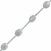 Thumbnail Image 1 of Charles Garnier Oval Station Bracelet in Sterling Silver - 7.25"