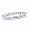 Thumbnail Image 0 of Celebration Ideal 1/4 CT. T.W. Diamond Wedding Band in 14K White Gold (I/SI2)