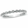 Thumbnail Image 0 of Stackable Diamond Accent Circle Row Ring in 10K White Gold