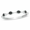 Thumbnail Image 1 of Stackable Black Diamond Accent  Ring in 10K White Gold