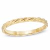 Thumbnail Image 1 of Stackable Twist Ring in 10K Gold