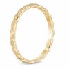 Stackable Twist Ring in 10K Gold
