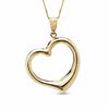 Thumbnail Image 1 of Tilted Heart Pendant in 14K Gold