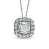 Thumbnail Image 0 of 1/3 CT. T.W. Certified Canadian Diamond Frame Pendant in 14K White Gold (I/I2) - 17"