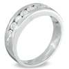 Thumbnail Image 2 of Men's 1 CT. T.W. Diamond Wedding Band in Platinum