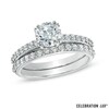 Thumbnail Image 1 of Celebration 102® 1-1/2 CT. T.W. Diamond Bridal Set in 18K White Gold (I/SI2)