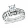 Thumbnail Image 0 of Celebration 102® 1-1/2 CT. T.W. Diamond Bridal Set in 18K White Gold (I/SI2)