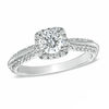 Thumbnail Image 0 of Celebration 102® 1 CT. T.W. Diamond Framed Engagement Ring in 18K White Gold (I/SI2)