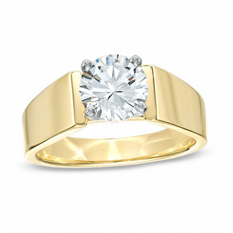 1-1/2 CT. Certified Diamond Solitaire Engagement Ring in 14K Gold (J/I1)