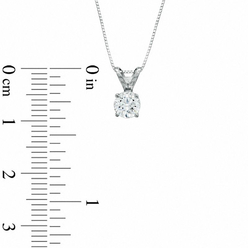 Lab-Grown Diamond 2ct. Round Brilliant Solitaire Pendant | White -  #Lightbox Jewelry