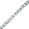 Thumbnail Image 1 of 1/4 CT. T.W. Diamond Tennis Bracelet in Sterling Silver - 7.25"