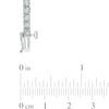 Thumbnail Image 2 of 1/4 CT. T.W. Diamond Tennis Bracelet in Sterling Silver - 7.25"