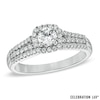 Thumbnail Image 0 of Celebration 102® 3/4 CT. T.W. Diamond Engagement Ring in 18K White Gold (I/SI2)