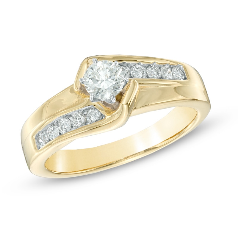 1/2 CT. T.W. Diamond Engagement Ring in 10K Gold