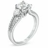 Thumbnail Image 2 of Celebration 102® 1-5/8 CT. T.W. Diamond Three Stone Ring in 18K White Gold (I/SI2)
