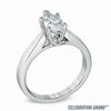 Celebration Ideal 1 CT.  Marquise Diamond Solitaire Engagement Ring in 14K White Gold (J/I1)