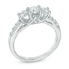 Thumbnail Image 1 of 1 CT. T.W. Diamond Three Stone Engagement Ring in 10K White Gold