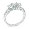 Thumbnail Image 2 of 1 CT. T.W. Diamond Three Stone Engagement Ring in 10K White Gold