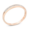 Thumbnail Image 2 of 1/10 CT. T.W. Diamond Anniversary Band in 10K Rose Gold