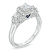 Thumbnail Image 1 of Vera Wang Love Collection 3/4 CT. T.W. Princess-Cut Diamond Three Stone Engagement Ring in 14K White Gold