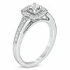 Thumbnail Image 1 of 1/2 CT. T.W. Princess-Cut Diamond Frame Engagement Ring in 14K White Gold