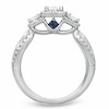 Thumbnail Image 2 of Vera Wang Love Collection 1 CT. T.W. Princess-Cut Diamond Three Stone Engagement Ring in 14K White Gold
