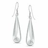 Thumbnail Image 1 of Sterling Silver Elongated Teardrop Earrings