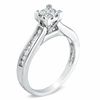 Thumbnail Image 1 of 1/3 CT. T.W. Quad Princess-Cut Diamond Engagement Ring in 10K White Gold